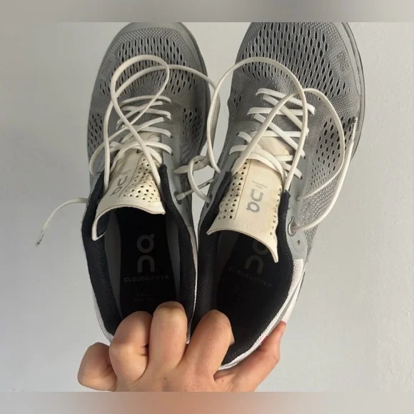 On Running Black and White Sneakers - Picture 2 of 6